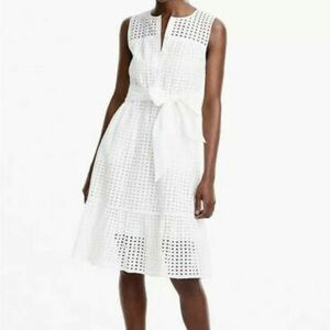 J. Crew white eyelet dress